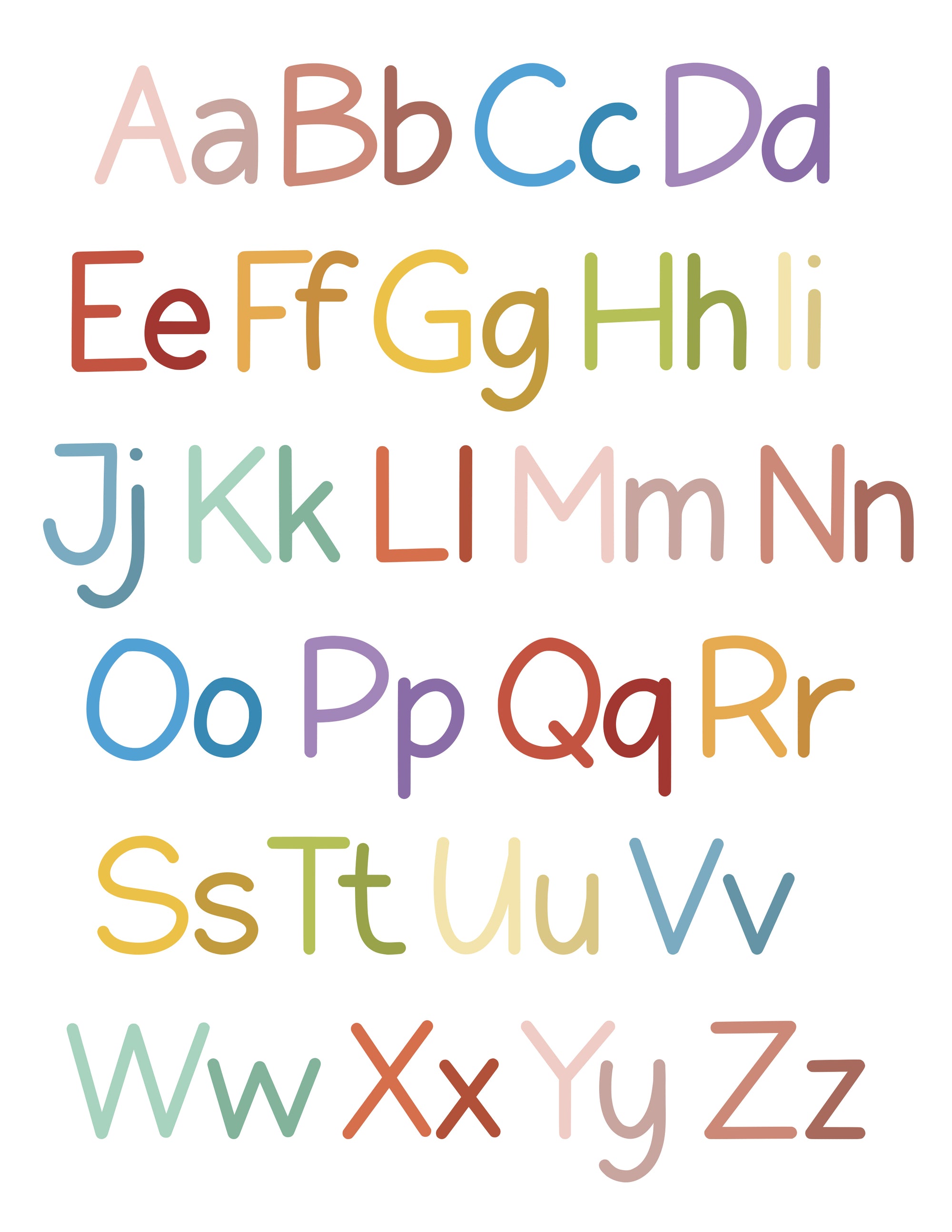 Autocollants muraux L'Alphabet