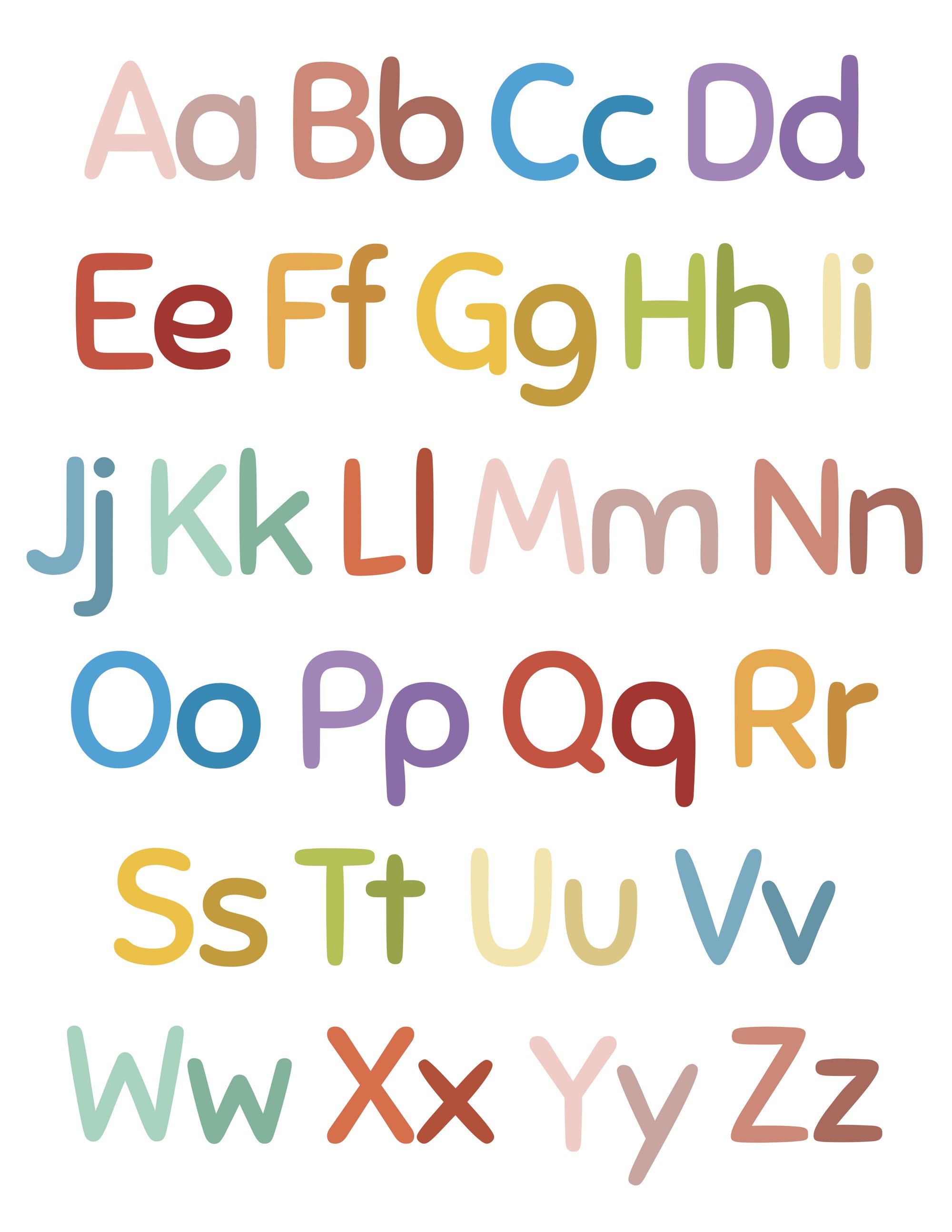 Autocollants muraux L'Alphabet