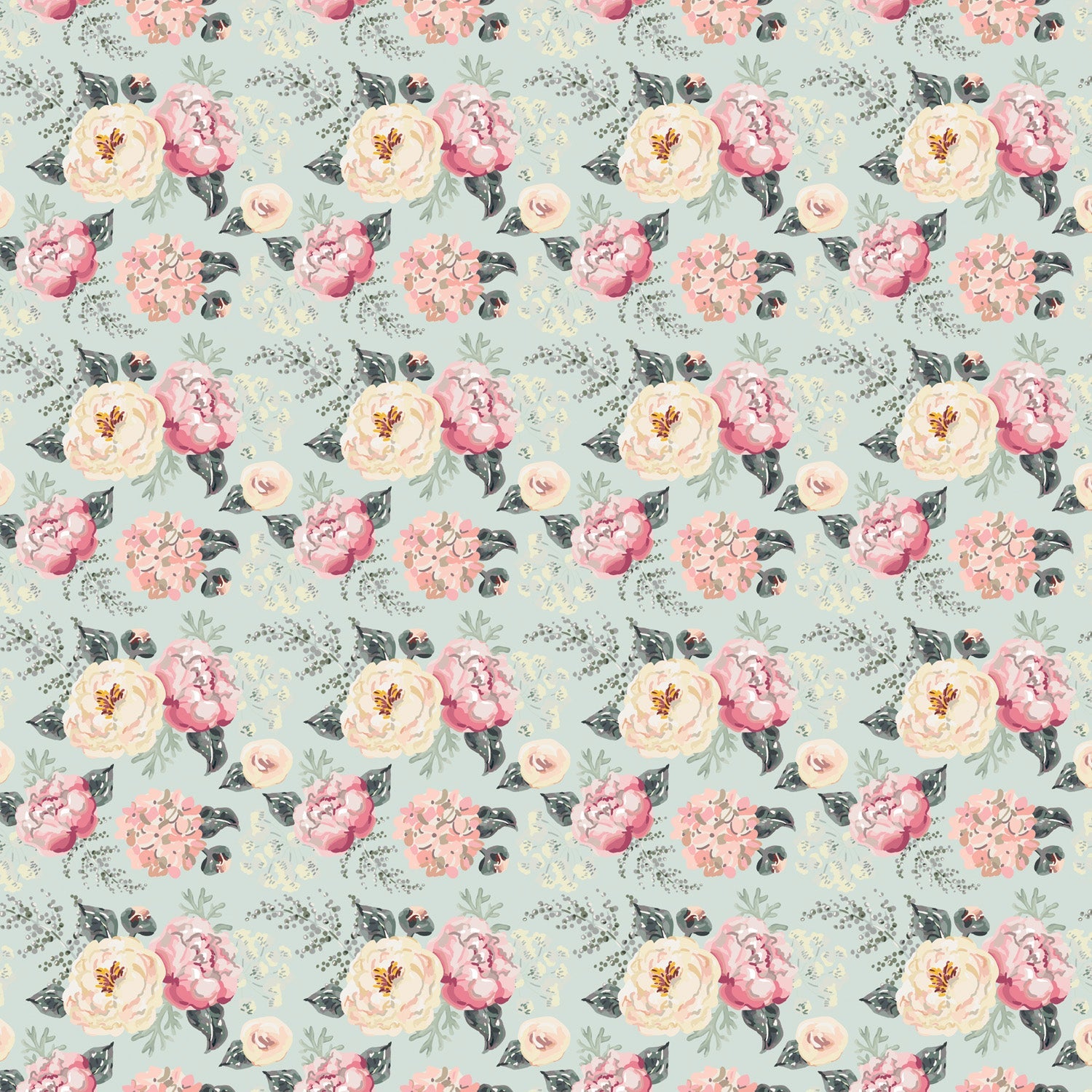 Murale Vintage Flower