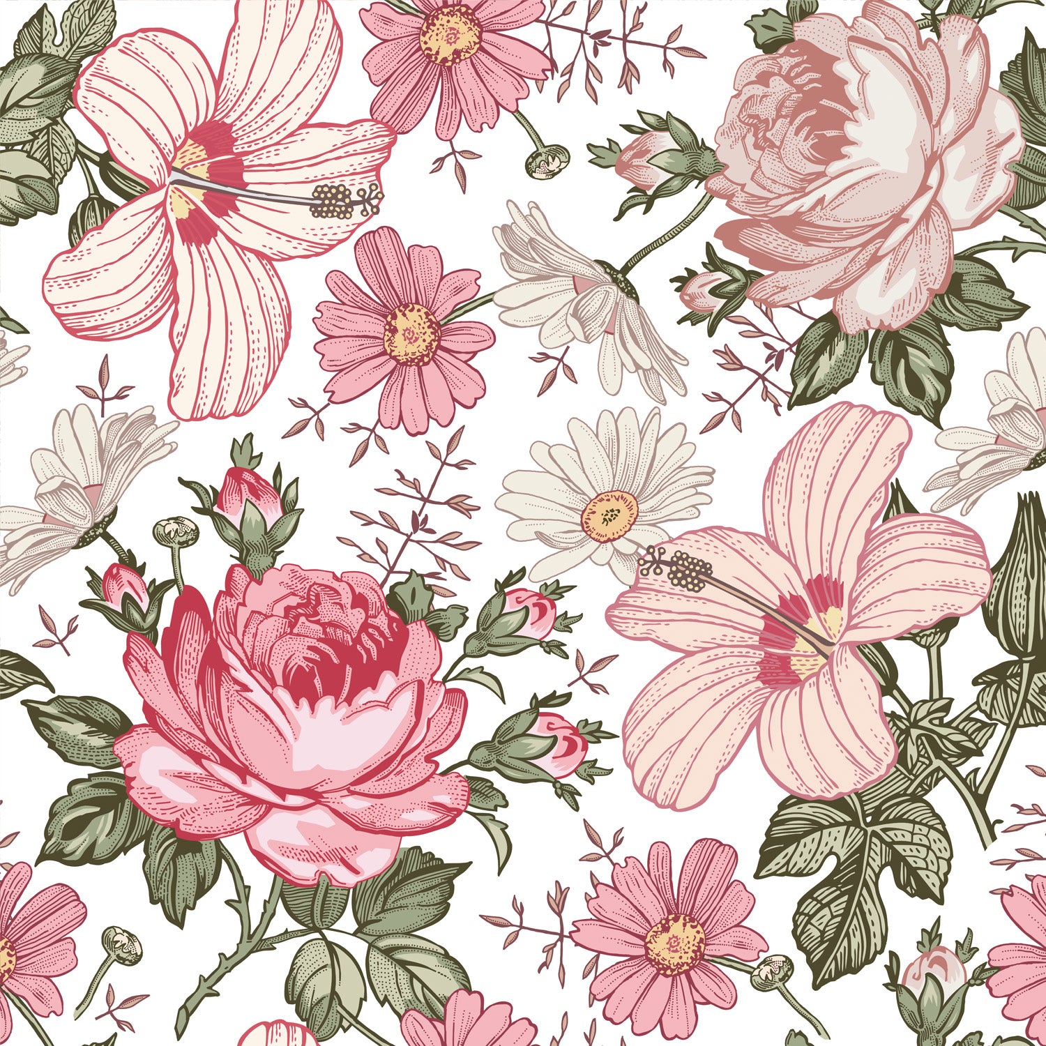 Mural Fleurs