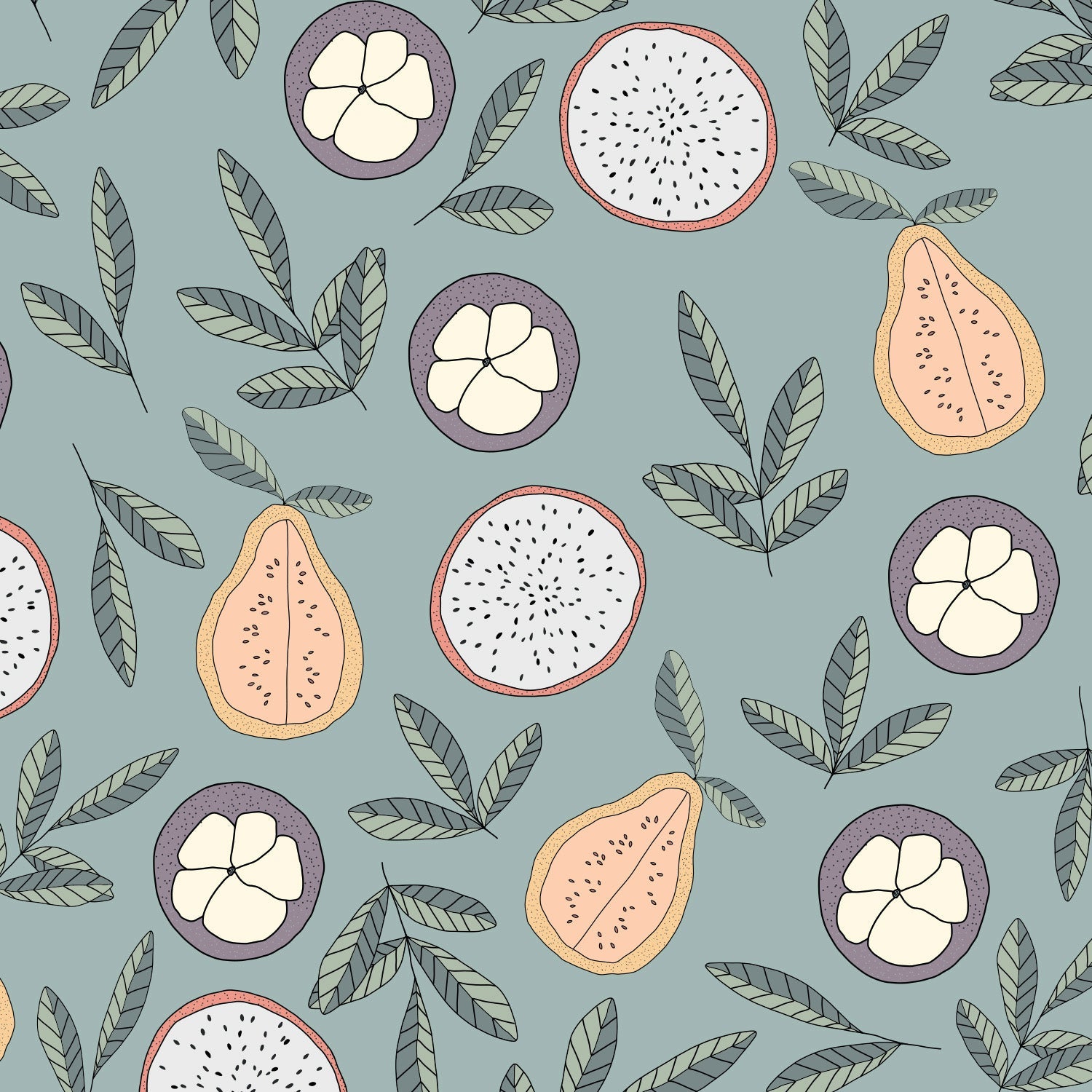 Murale Fruits de la passion par Natasha Prévost