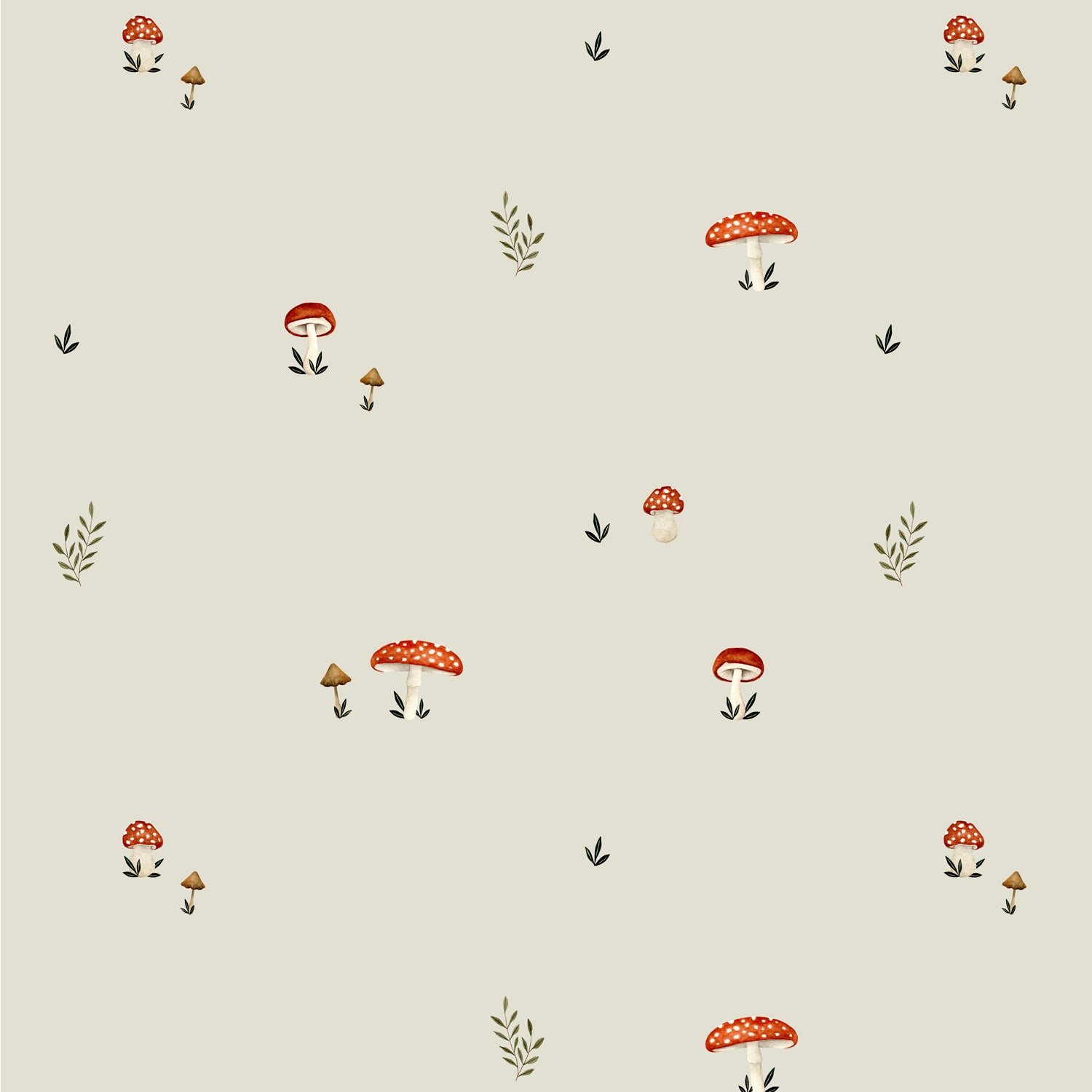 Wallpaper Petits Champis by Fla Fla Design