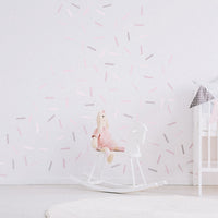 Wall Decals Pink Confetti