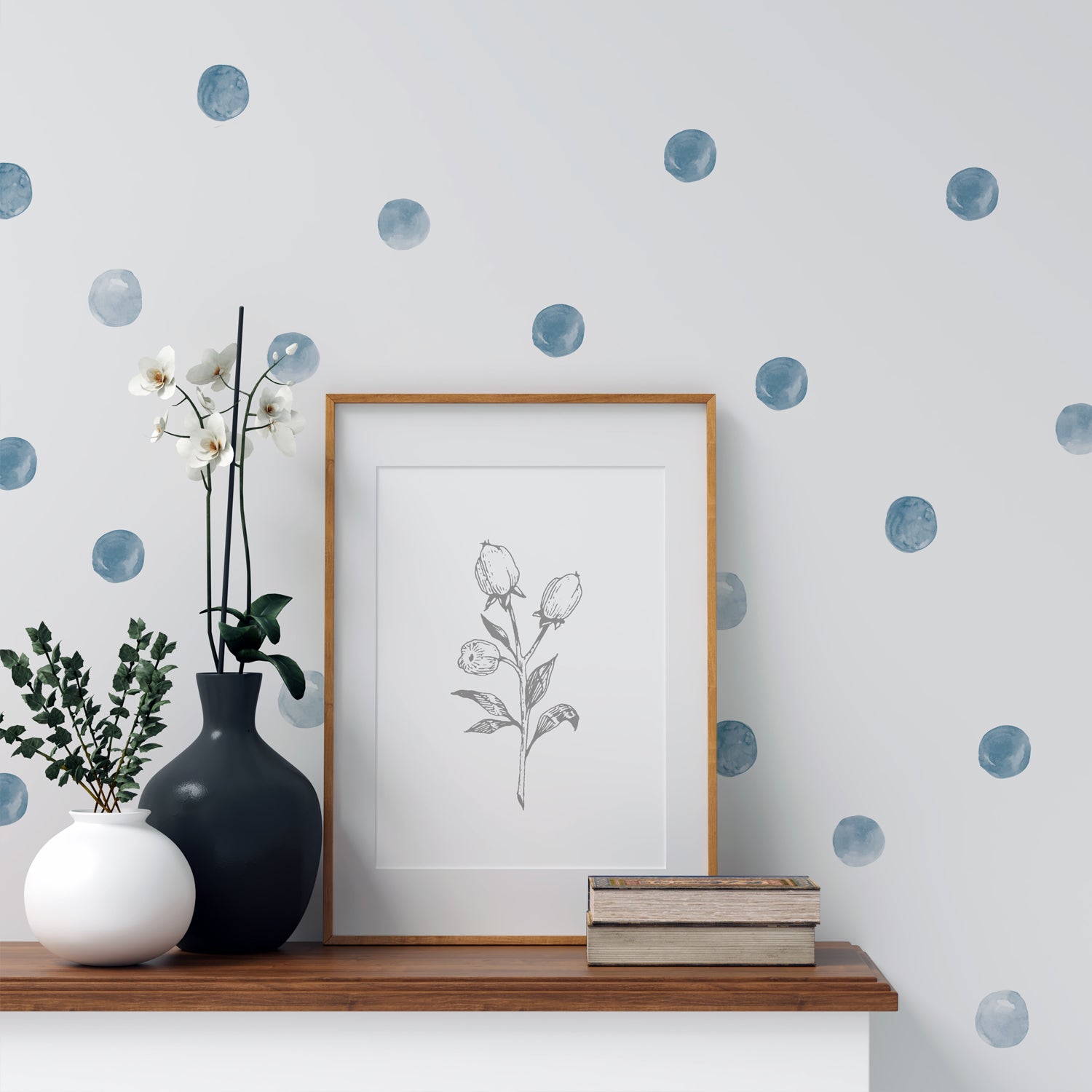 Wall Decals Watercolour circles