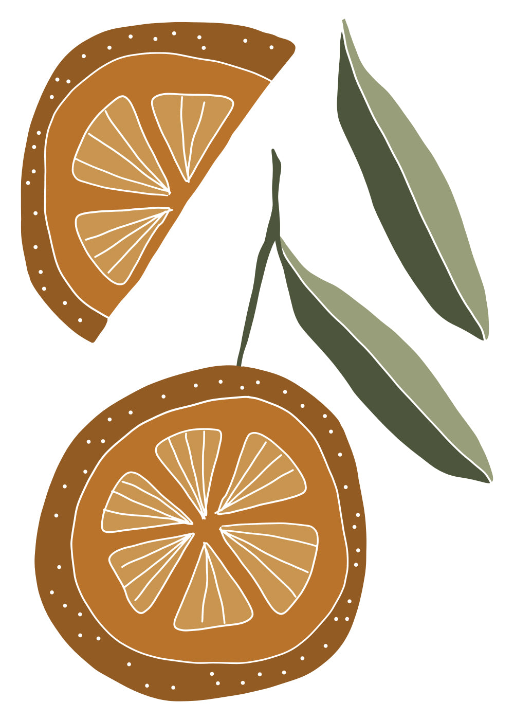 Wall Decals Orange crush by Natasha Prevost