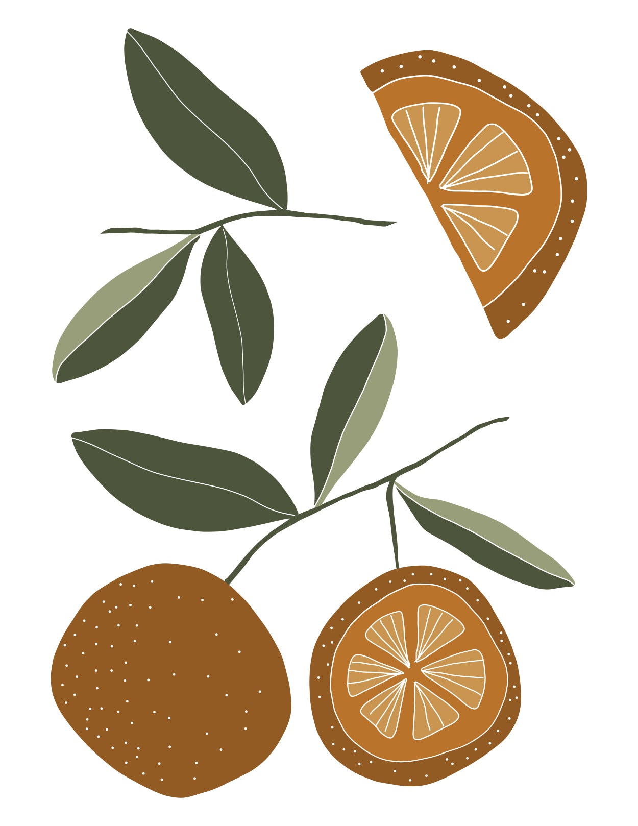 Wall Decals Orange crush by Natasha Prevost