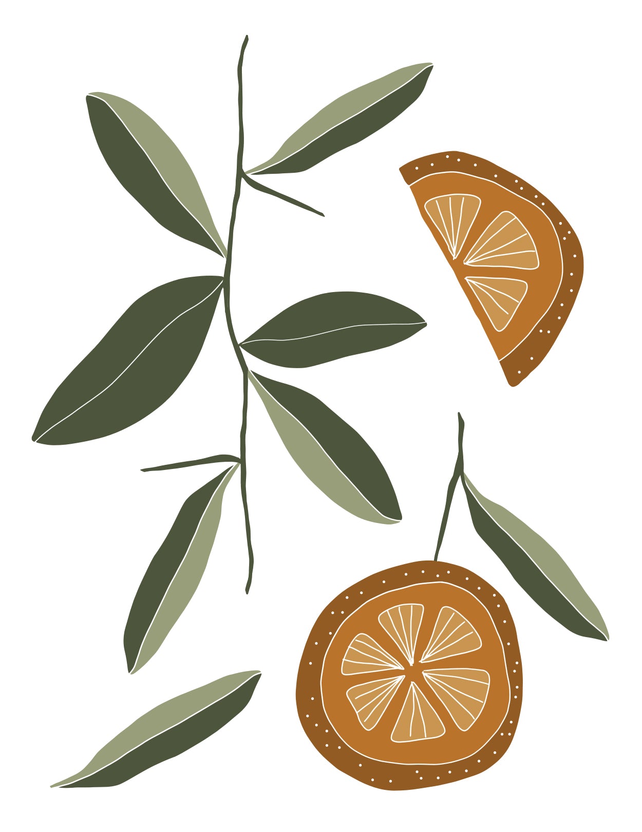 Wall Decals Orange crush by Natasha Prevost