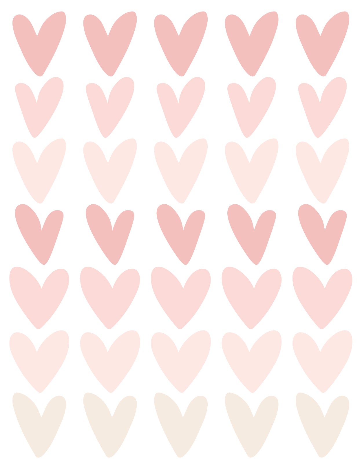 Wall Decals Sweet Hearts