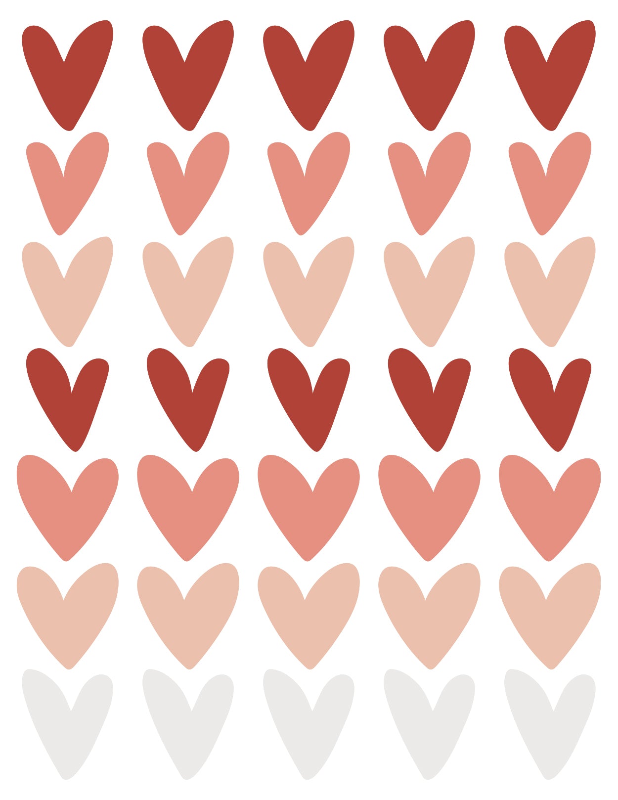 Wall Decals Sweet Hearts