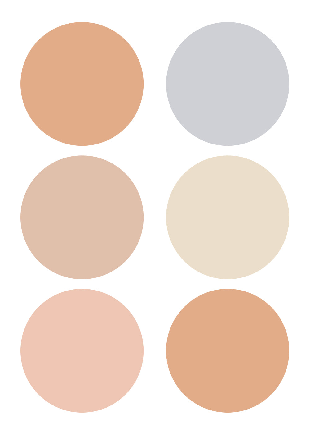 Wall Decals Circles (2”)