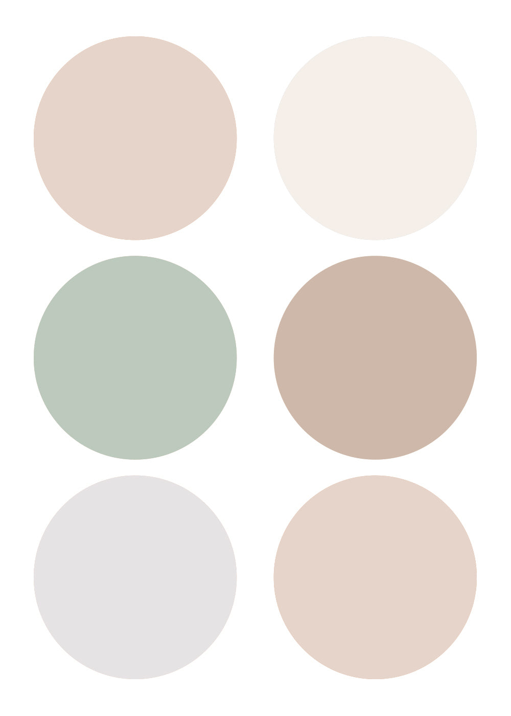 Wall Decals Circles (2”)