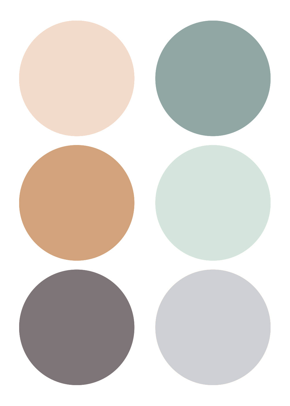 Wall Decals Circles (2”)