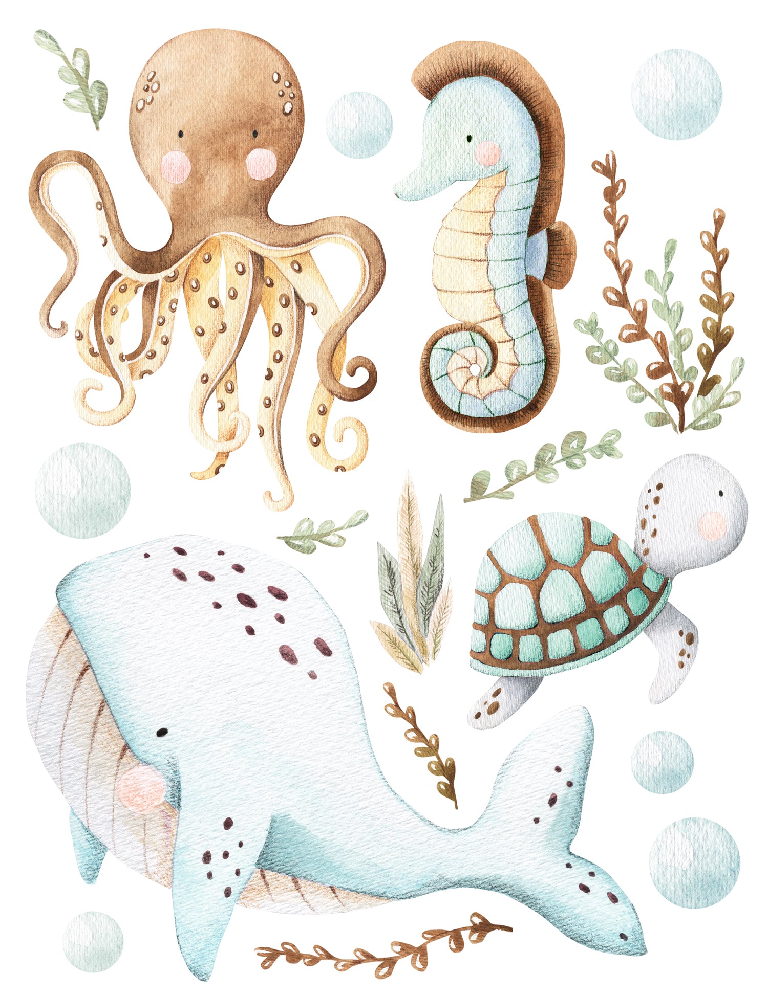 Wall Decals Under the Sea
