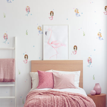 Wall Decals Mermaids Party