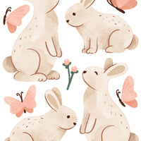 Wall Decals Enchanted Rabbits