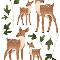 Wall Decals Bambi And It's Leaves