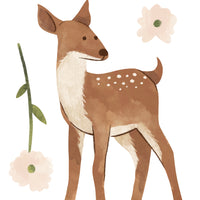 Autocollants muraux Bambi Et Ses Fleurs